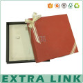 Caja personalizada de la pulsera de la caja de joyería del almacenamiento de la cartulina del papel de encargo del logotipo 2017 con la cinta
